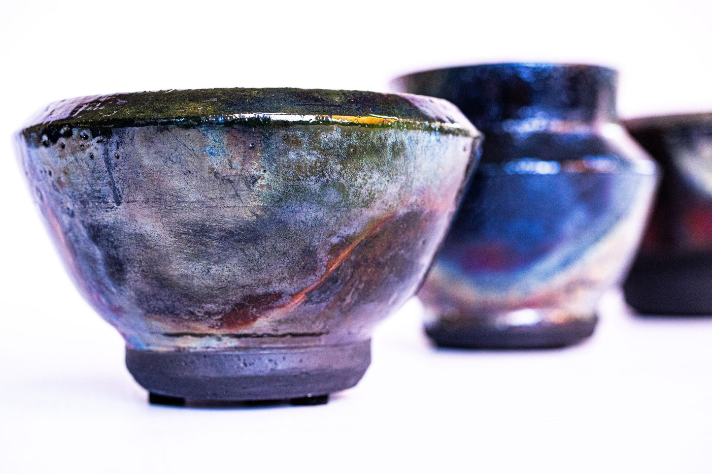 Laura Lee Ceramics - Metallic Black Collection - Small Vase 5