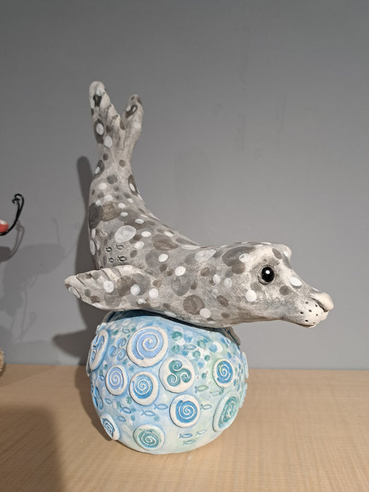 Kate Ellis - Grey seal on a rock