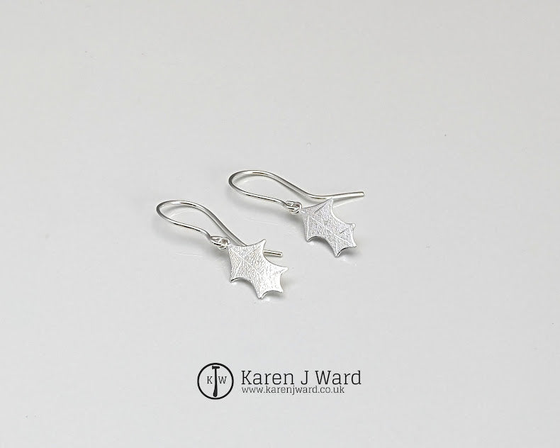 Karen J Ward - Large holly drop earrings KW63