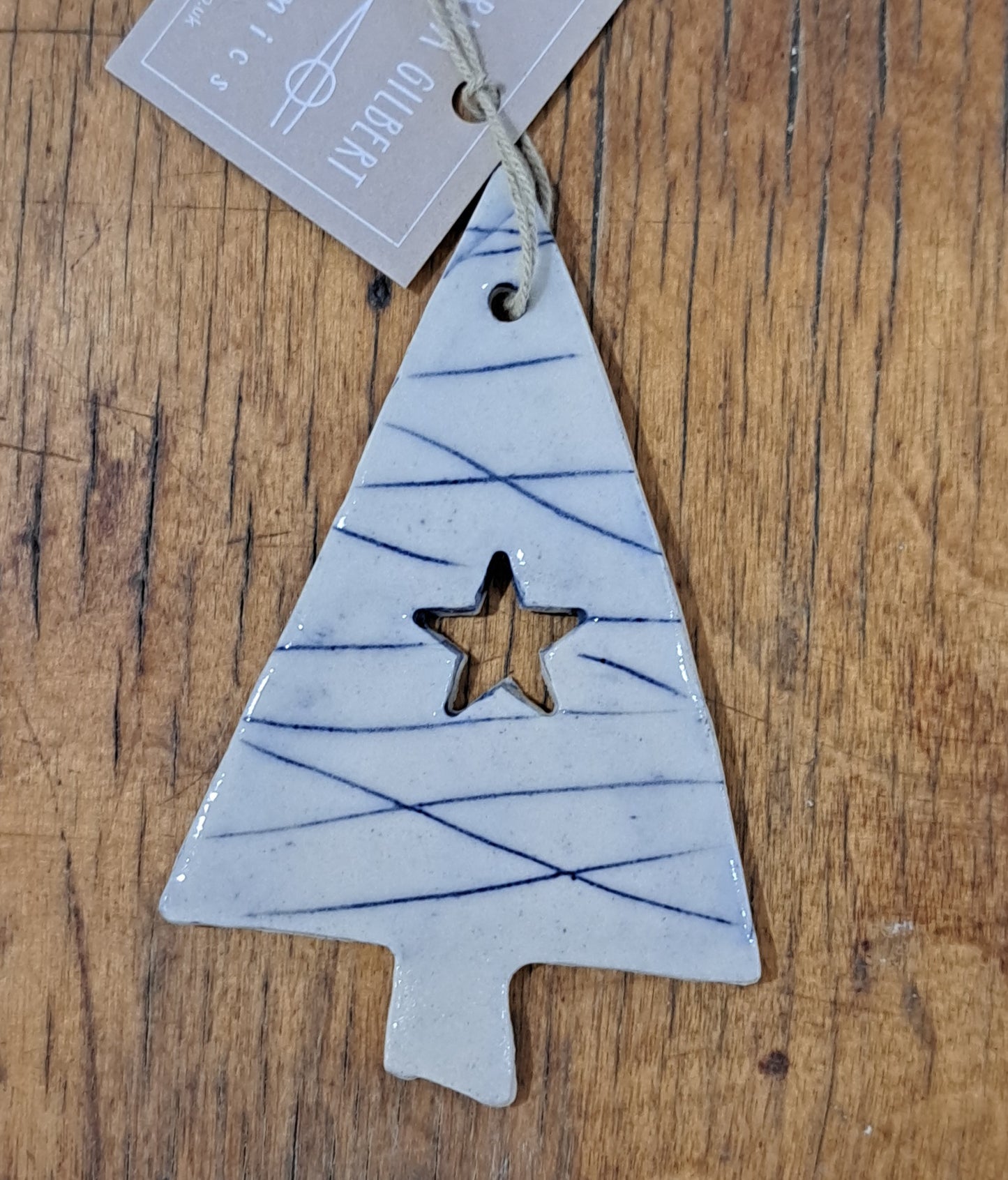 Lorna Gilbert Ceramics - Hanging Christmas Decoration