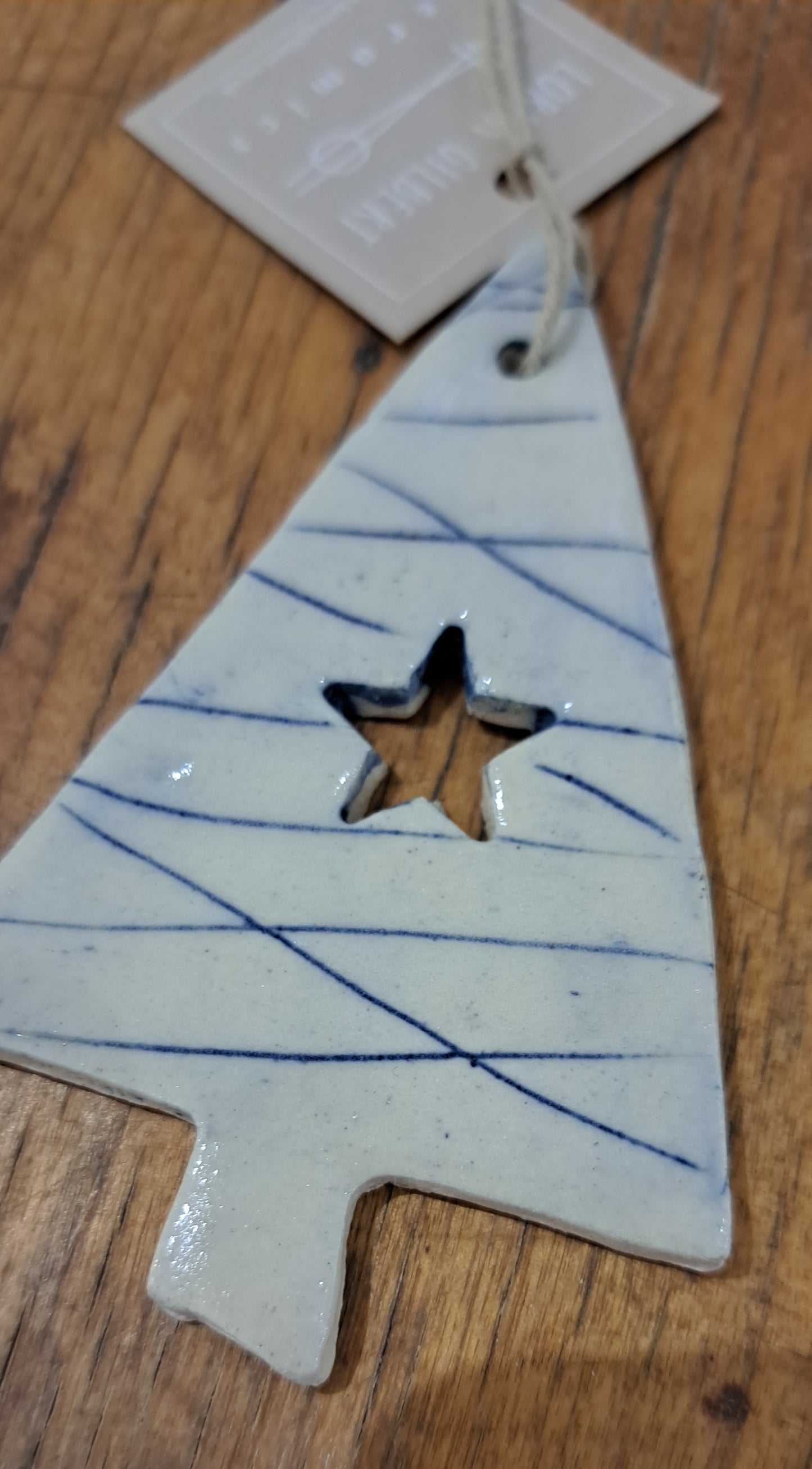 Lorna Gilbert Ceramics - Hanging Christmas Decoration