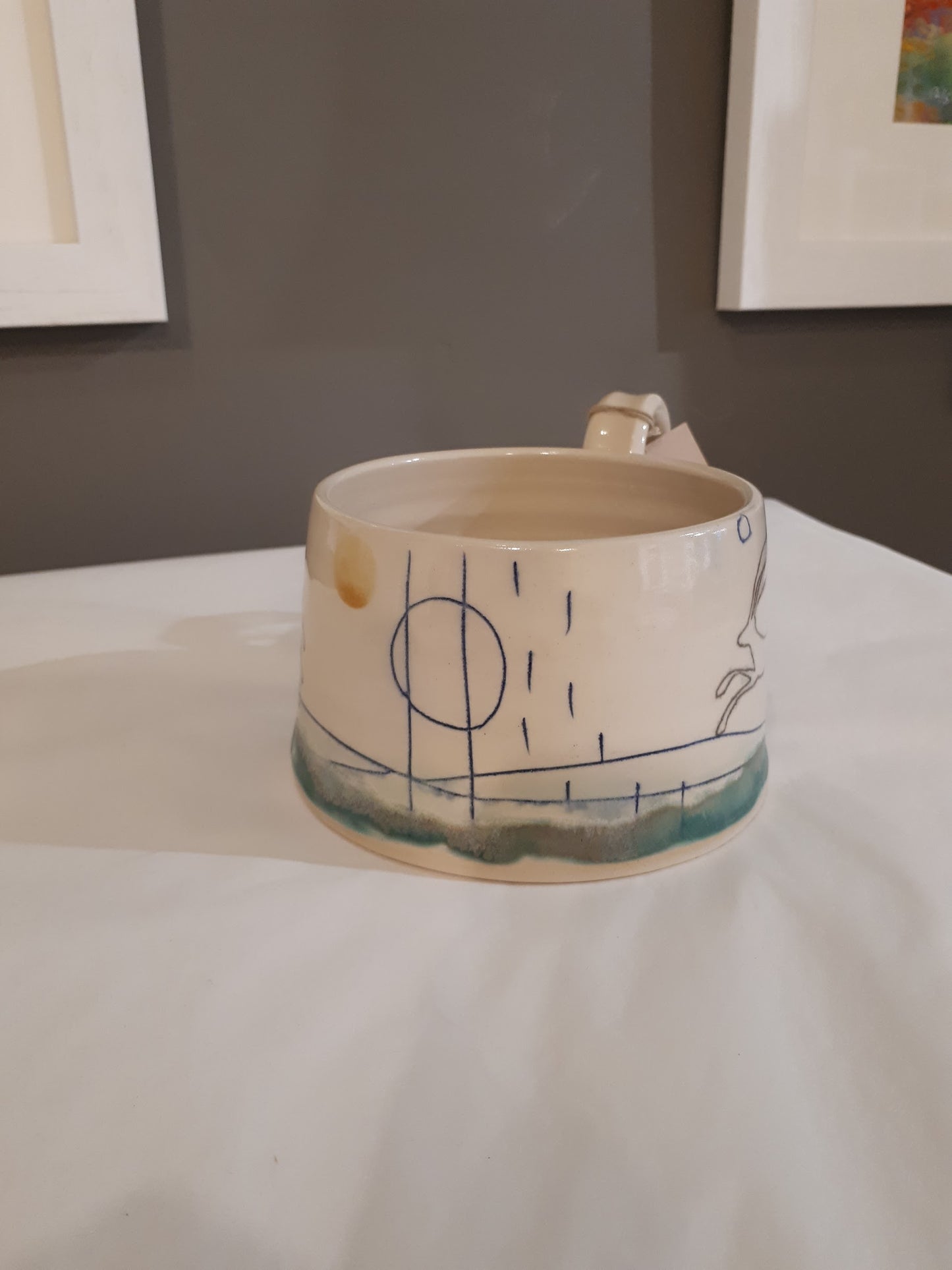 Lorna Gilbert Ceramics - Leaping Hare Cup