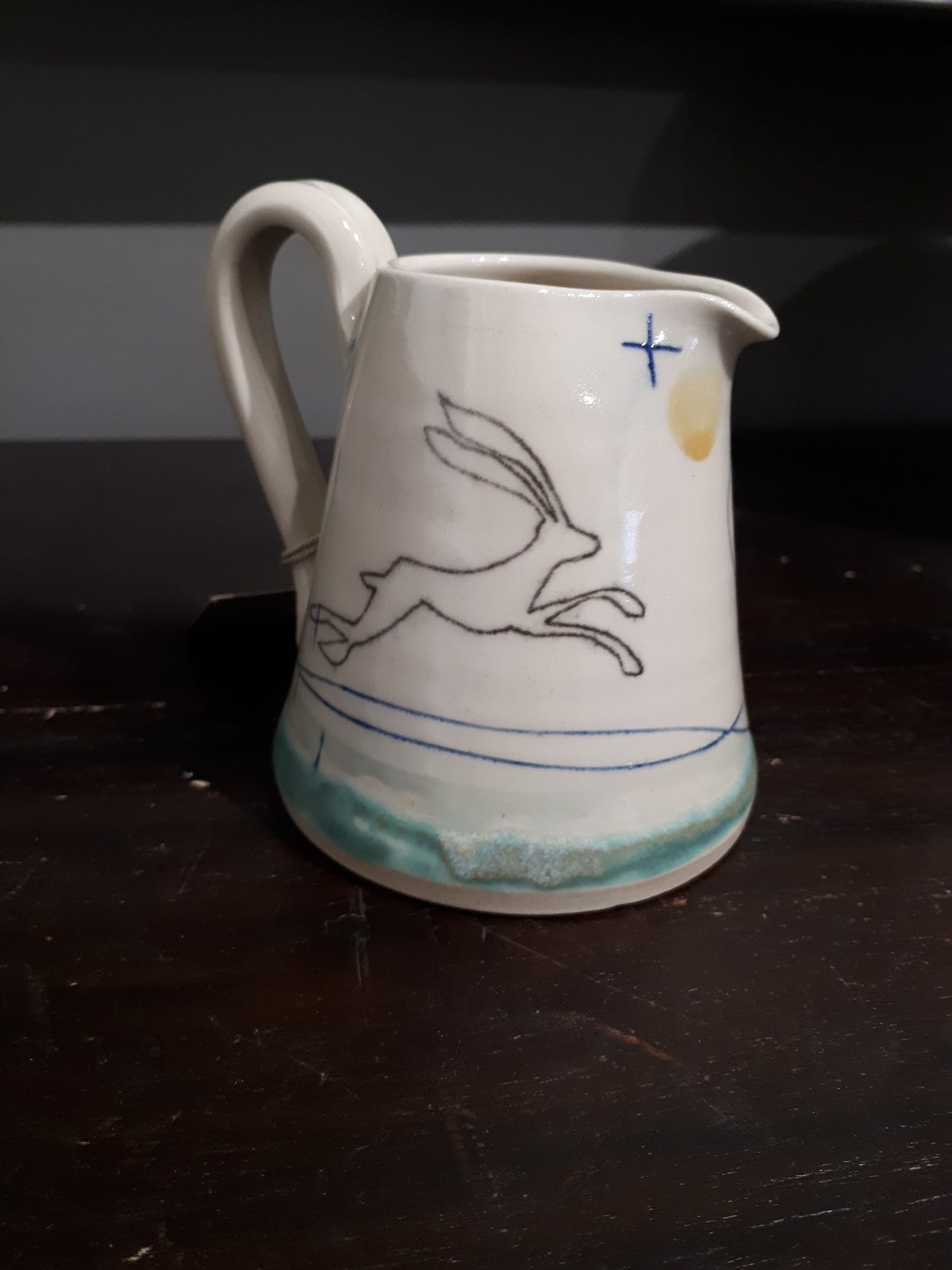 Lorna Gilbert Ceramics - Leaping Hare Jug small
