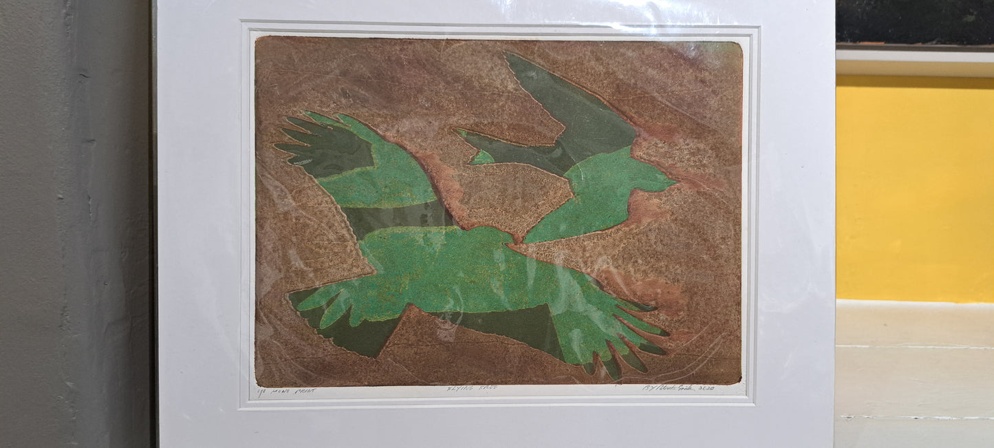 Patrick Smith - Mono Print, Flying Free