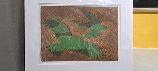 Patrick Smith - Mono Print, Flying Free