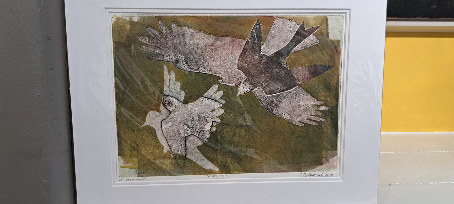 Patrick Smith - Mono Print, Flying Free