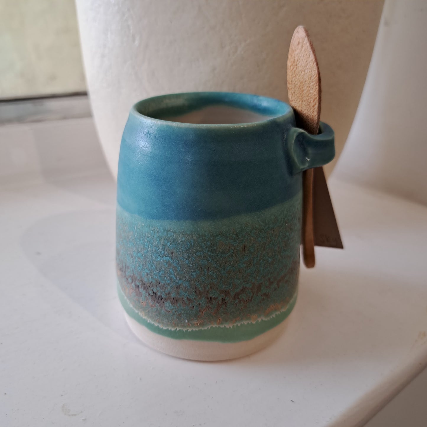 Lorna Gilbert Ceramics - Sugar Bowls (with wooden spoons) various