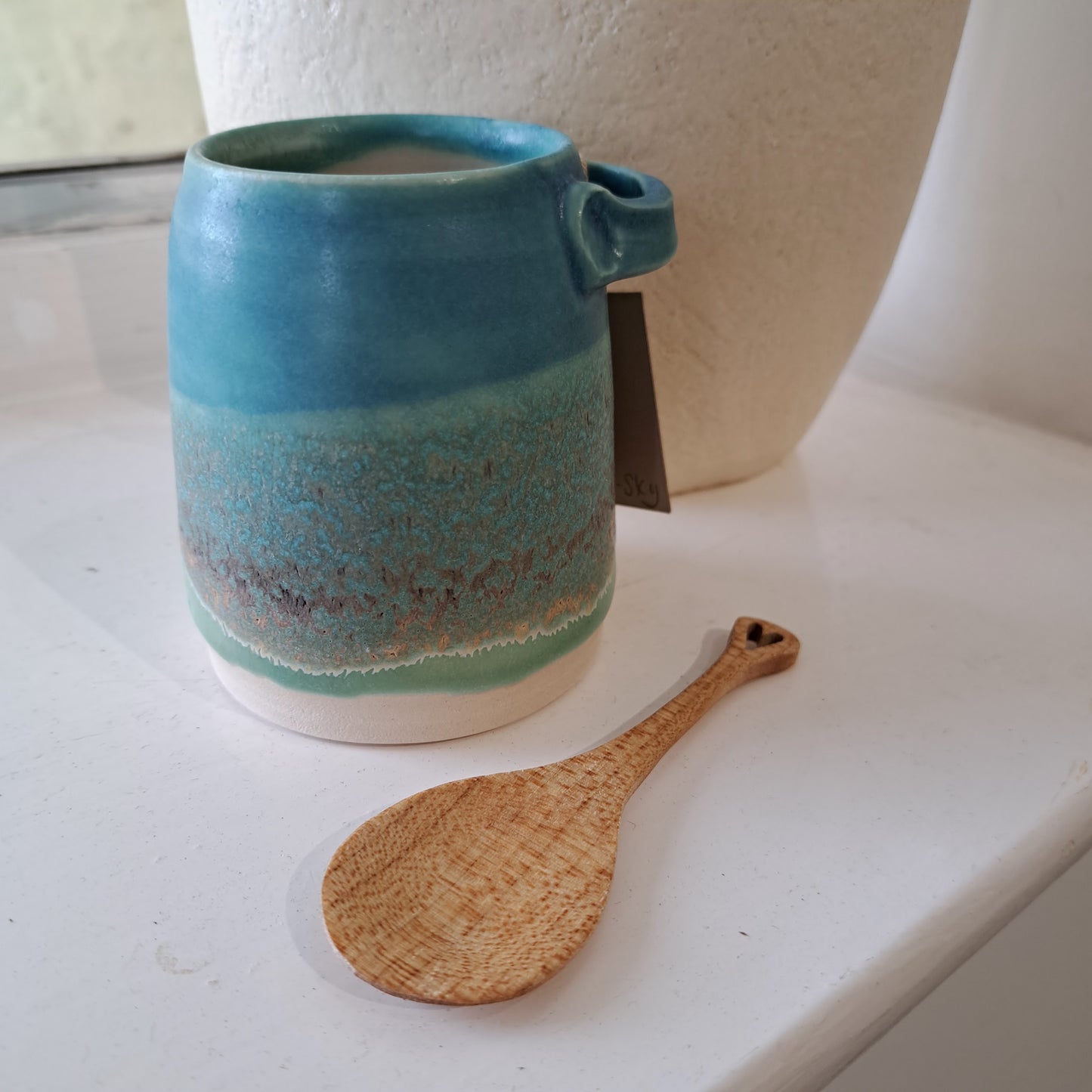 Lorna Gilbert Ceramics - Sugar Bowls (with wooden spoons) various