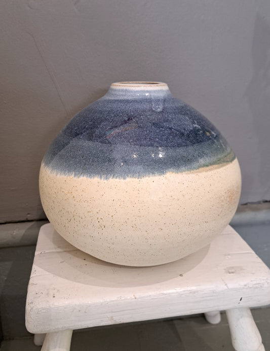 Danielle Pilling - Studio 9 Ceramics - Blue Bay large vessel