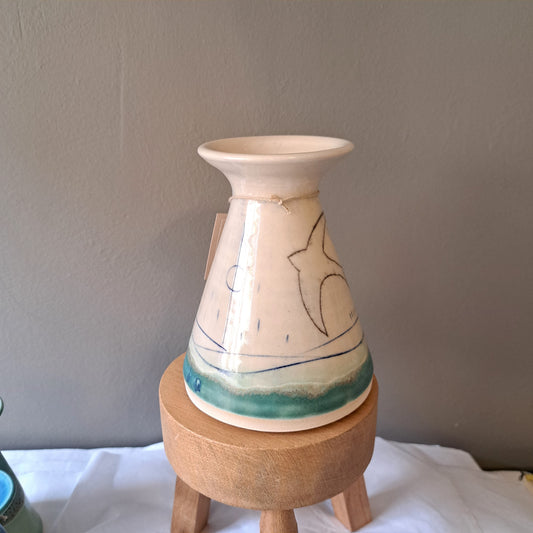 Lorna Gilbert Ceramics - Flared Flower Vase Medium