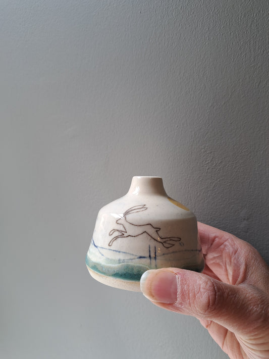 Lorna Gilbert Ceramics - Bottle bud vase