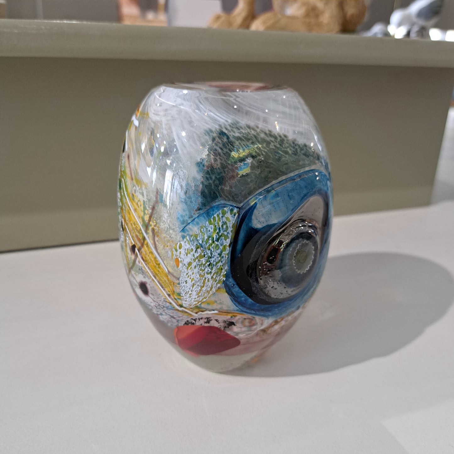 Jo Kenny - Blown Glass, Blue Creature 16