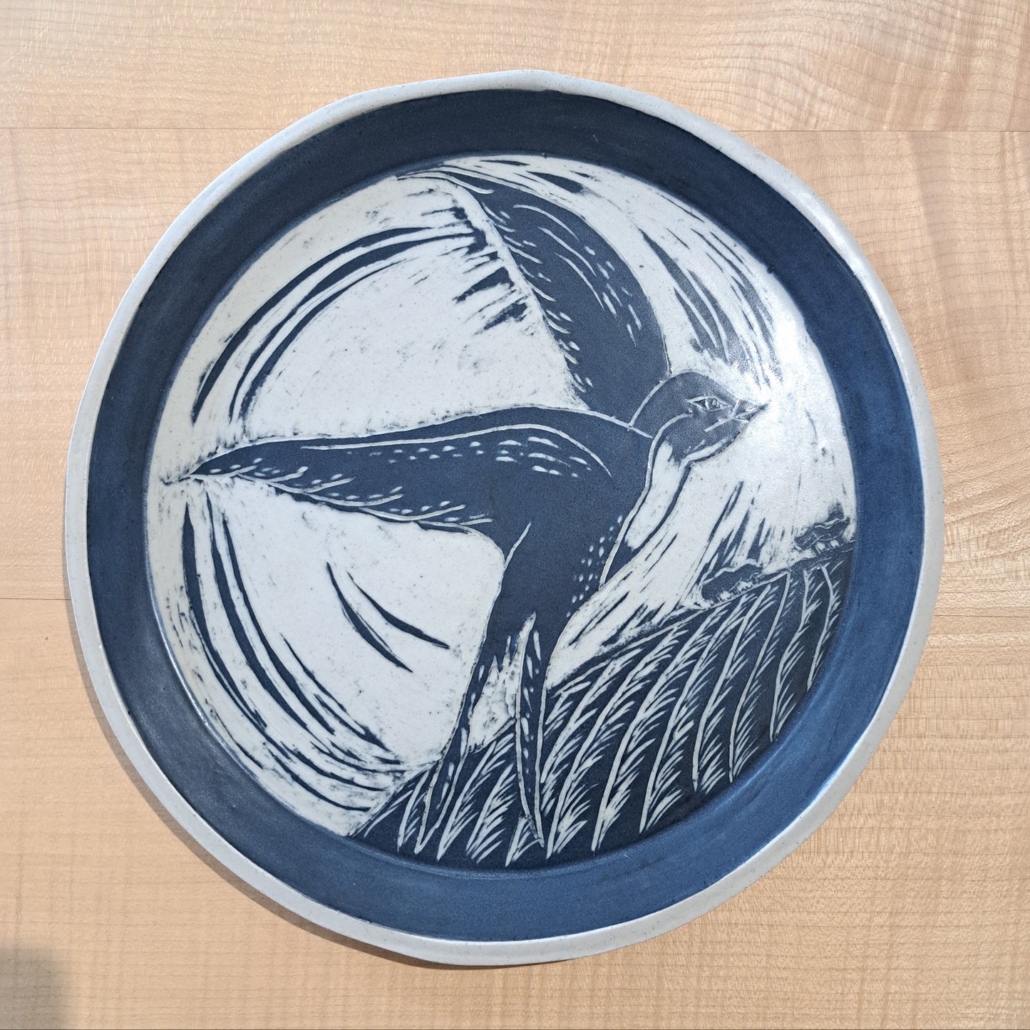 Ciara McClarence - Large swallow plate 22