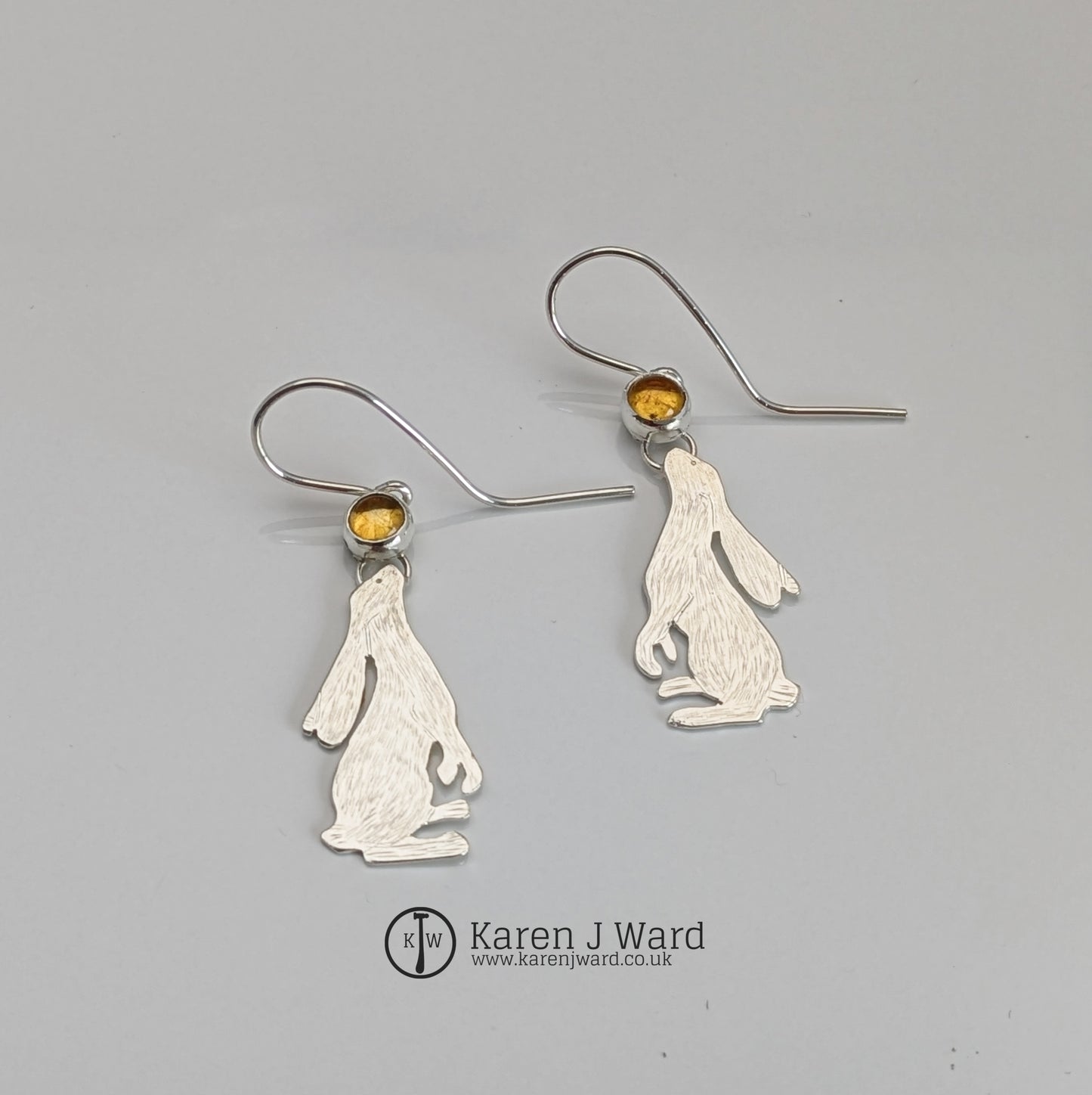 Karen J Ward - Harvest moon earrings KW89