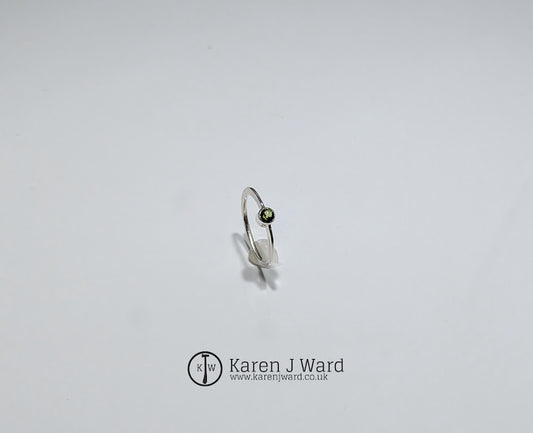 Karen J Ward - Peridot Ring KW43