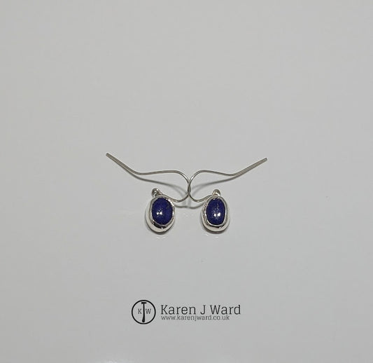 Karen J Ward - Lapis Lazuli Earrings KW46