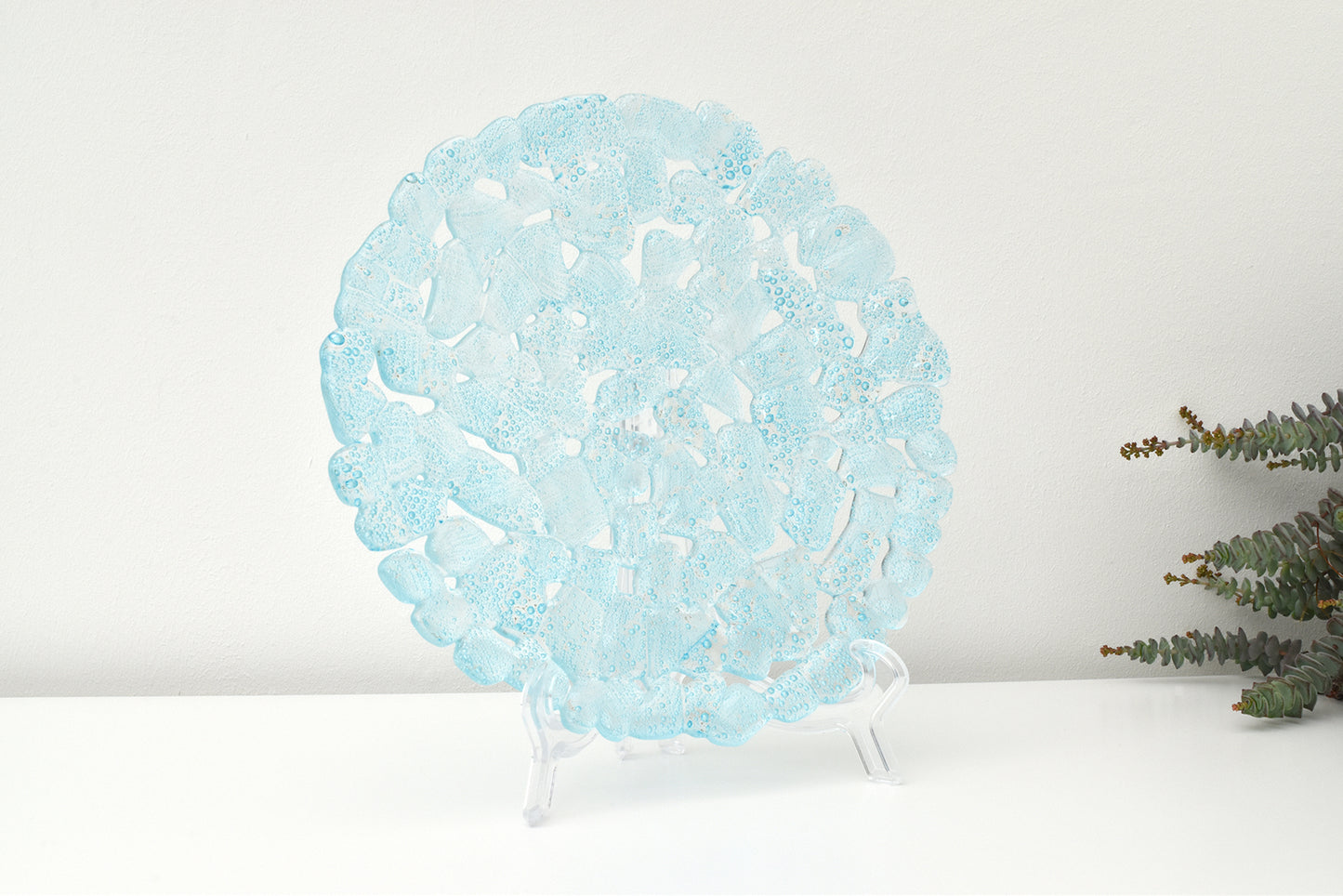 Tanja Entwistle Glass - BL-015 Melting Copper Dish