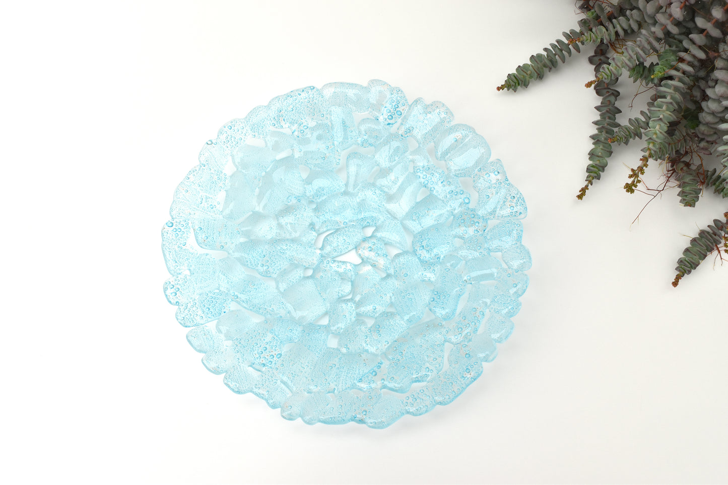 Tanja Entwistle Glass - BL-015 Melting Copper Dish