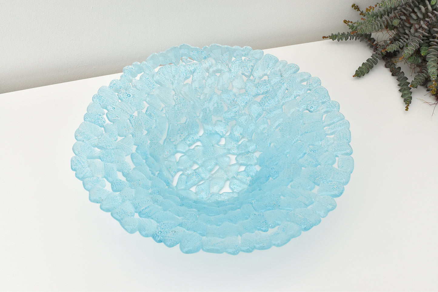 Tanja Entwistle Glass - BL-016 Melting Copper Bowl