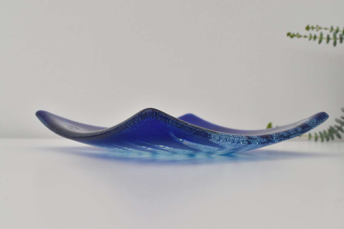 Tanja Entwistle Glass - BL-021 Portal Collection Square Shallow Dish