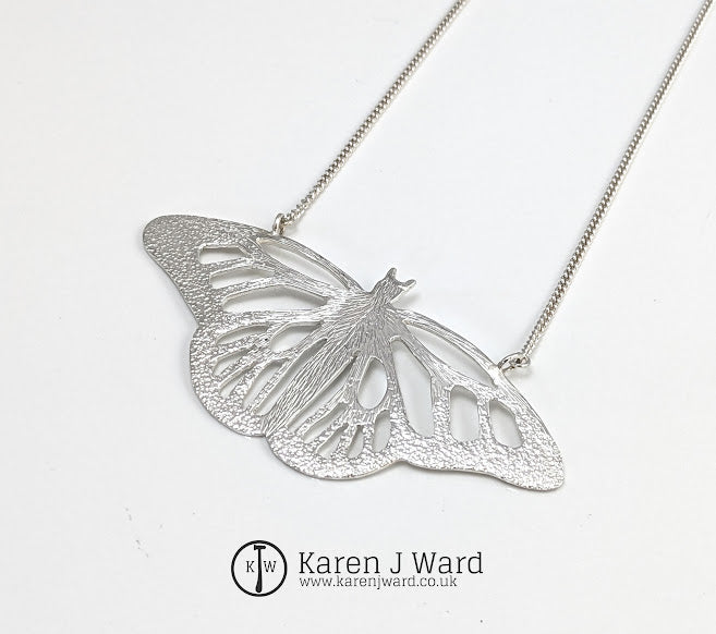 Karen J Ward - 'Bert' the Butterfly necklace KW96
