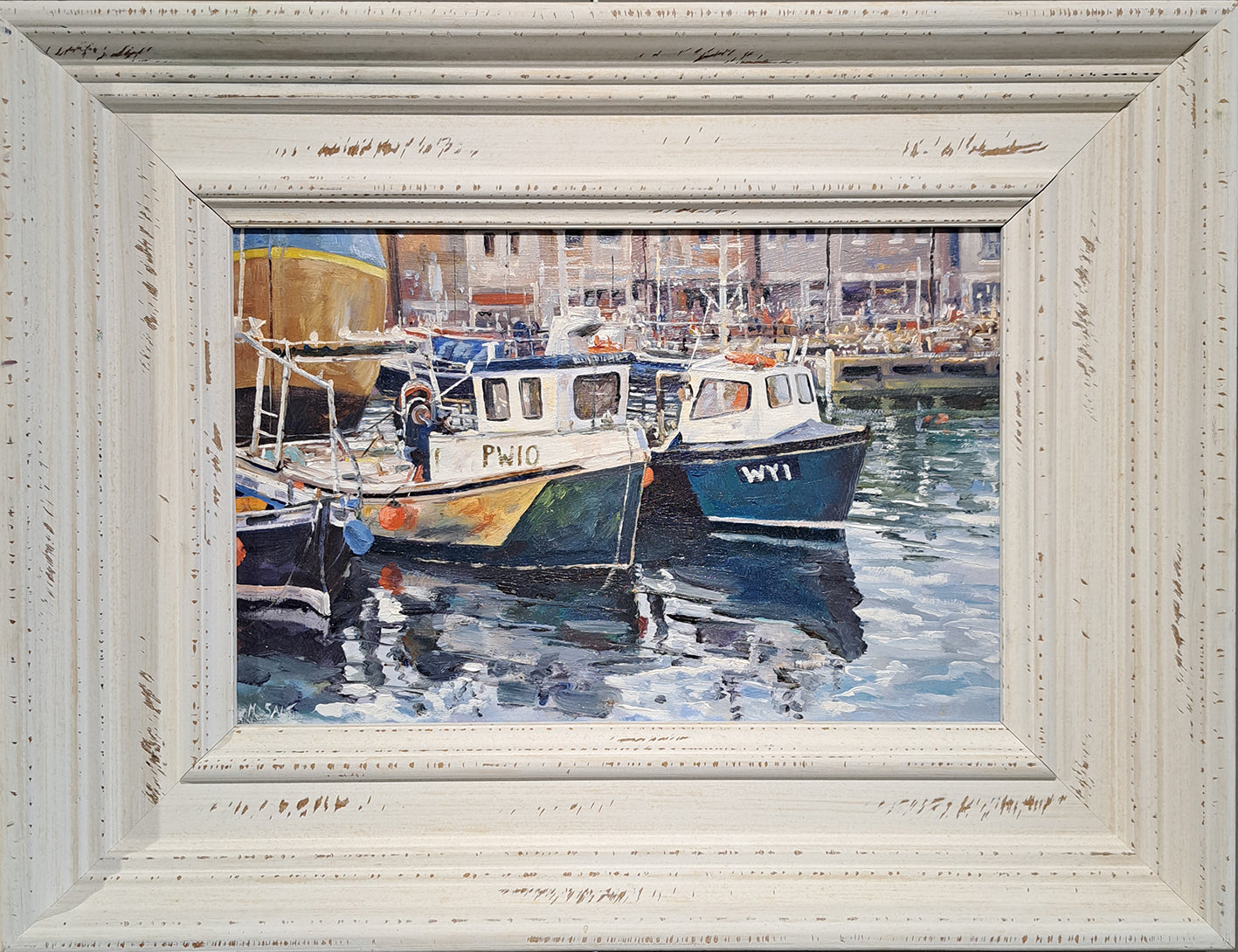 Michael J Salt RSMA RBSA - Staithes Original Oil Painting