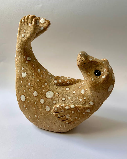 Kate Ellis - Large seal in crank clay