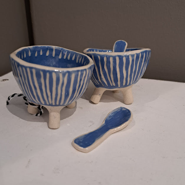 Natalie Elderton - Salt & Pepper Bowl sets with spoons