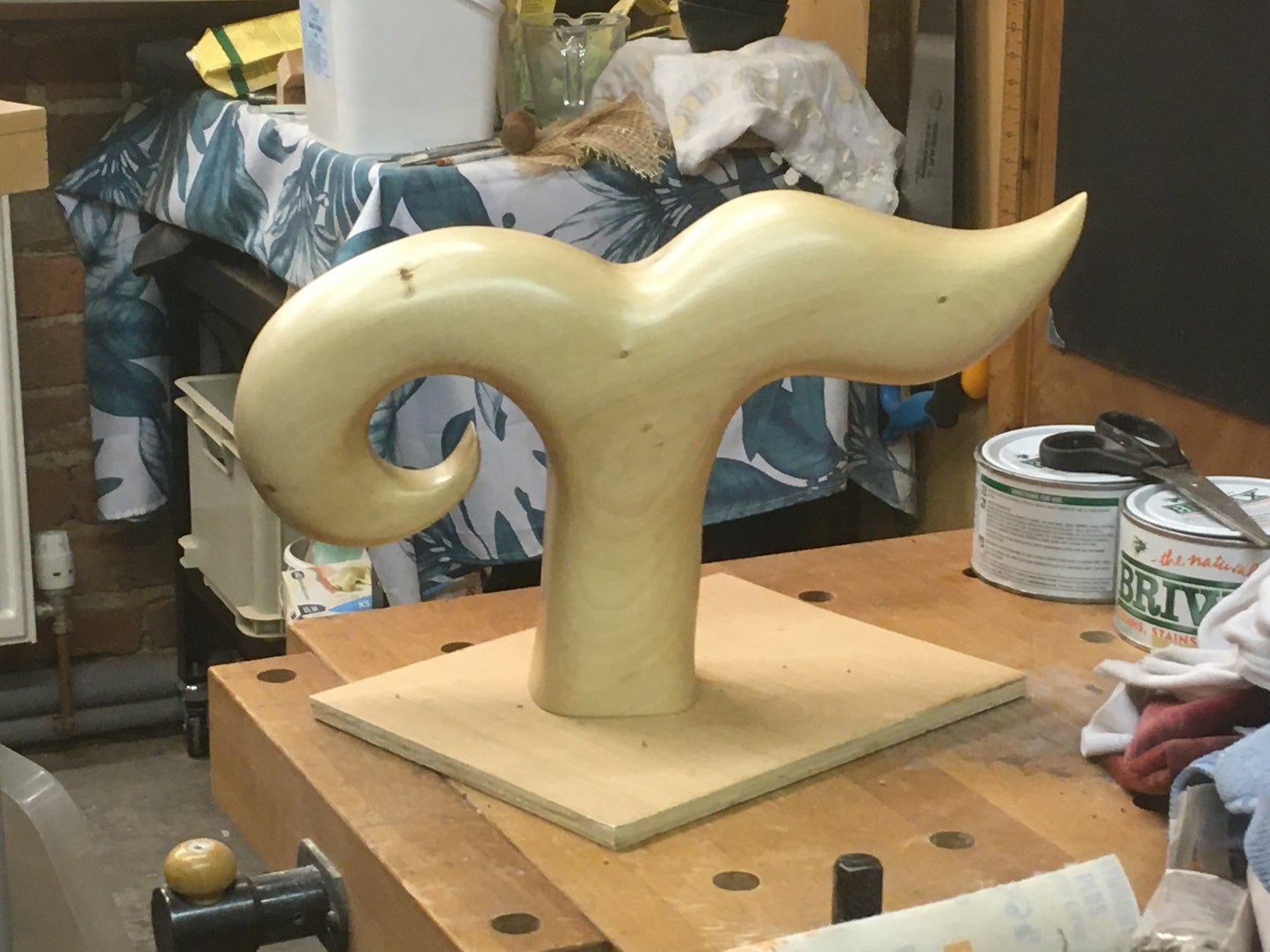 Steve Page - Undulation Wooden Carved Sculpture