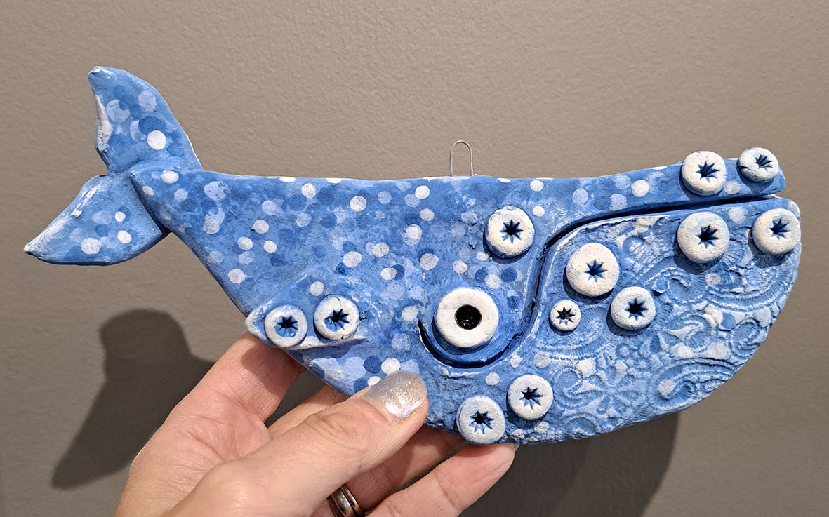 Kate Ellis - Sea Creatures wall hanging plaques