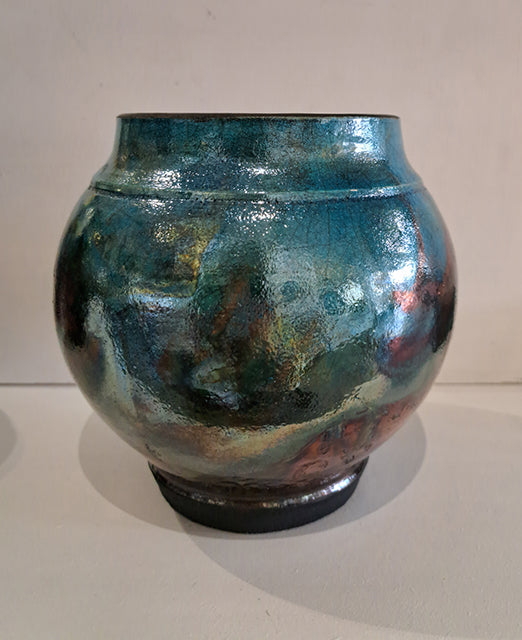 Laura Lee Ceramics - Large Raku Vase No1