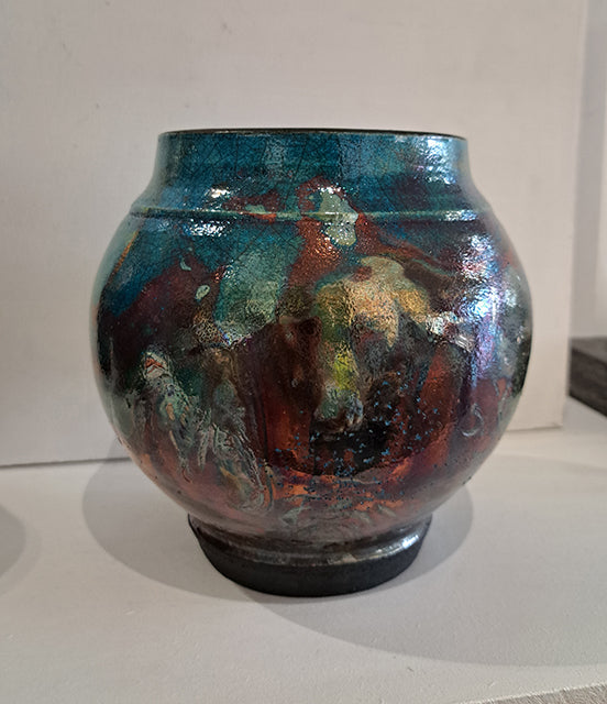 Laura Lee Ceramics - Large Raku Vase No1