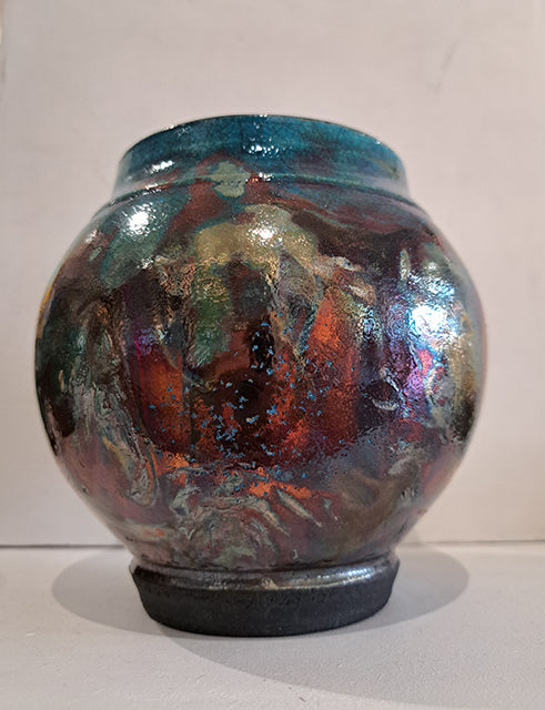 Laura Lee Ceramics - Large Raku Vase No1