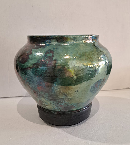 Laura Lee Ceramics - Small Raku Vase No3