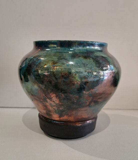 Laura Lee Ceramics - Small Raku Vase No3