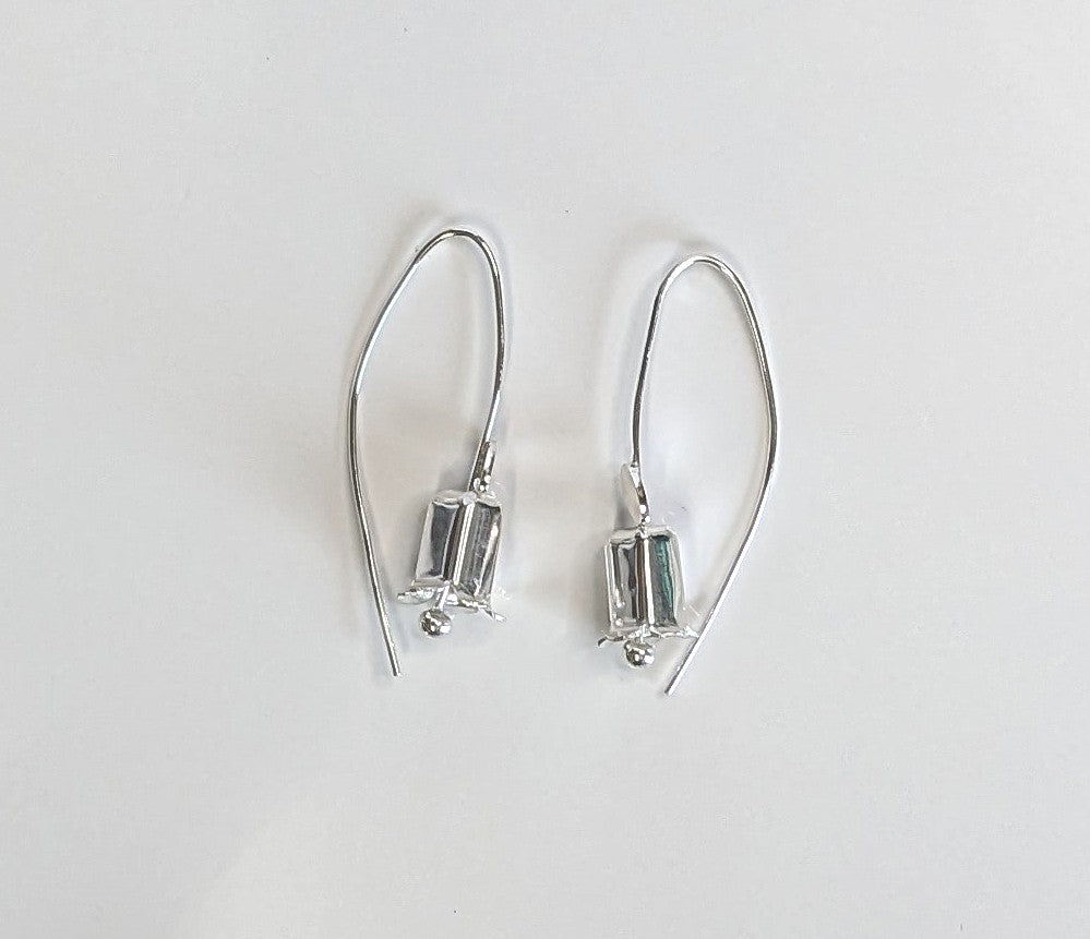 Karen J Ward - 'Belle' Earrings - Silver Challenge April