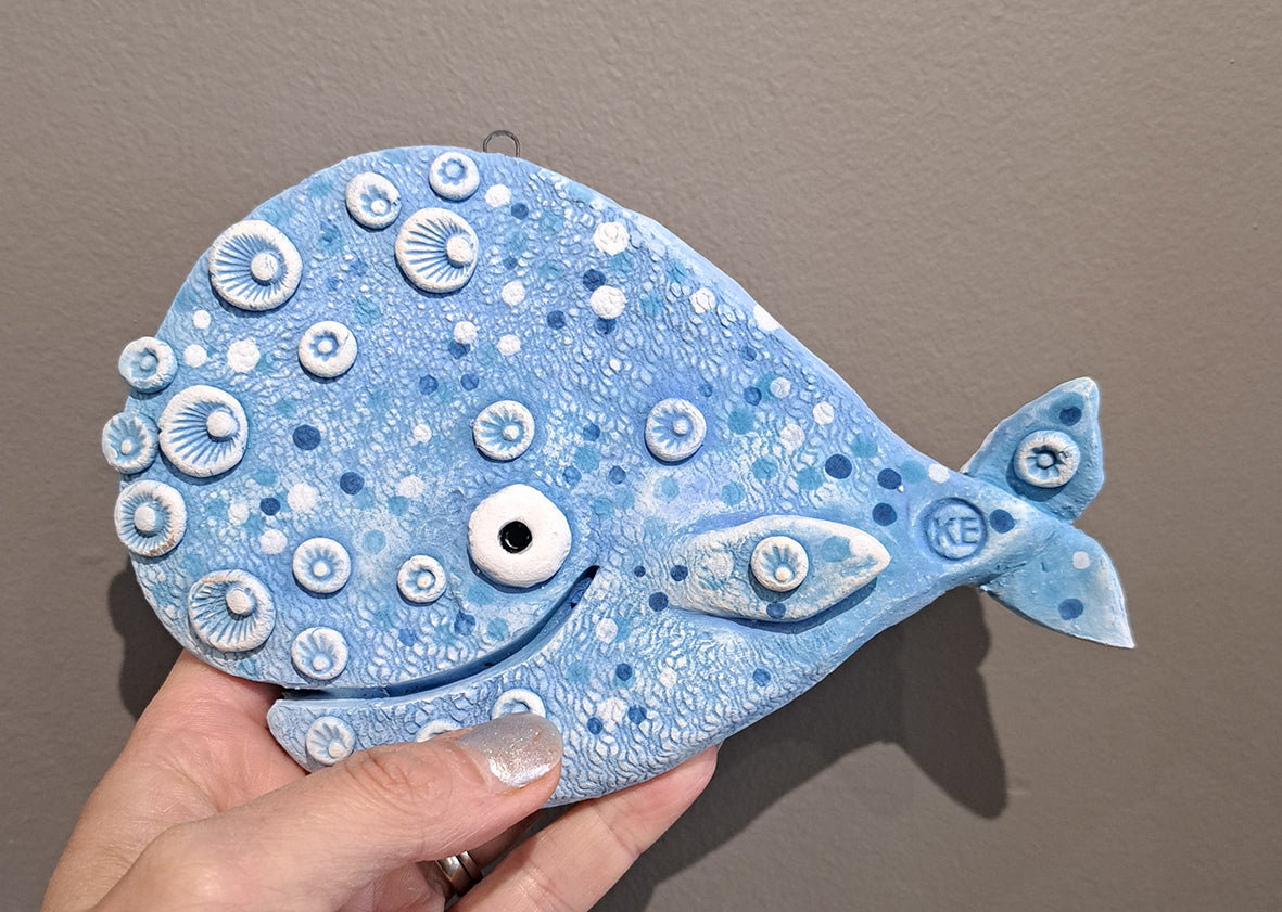 Kate Ellis - Sea Creatures wall hanging plaques