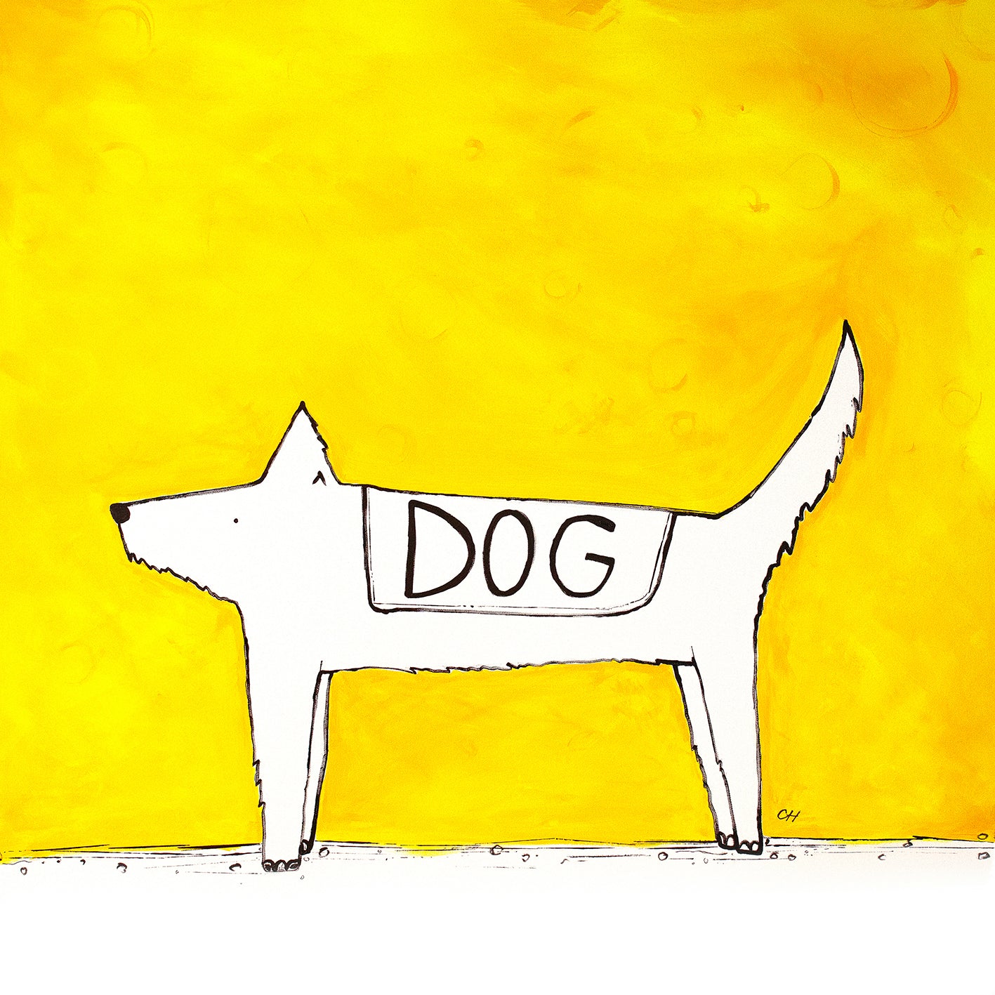 Sketchy Yellow Dog