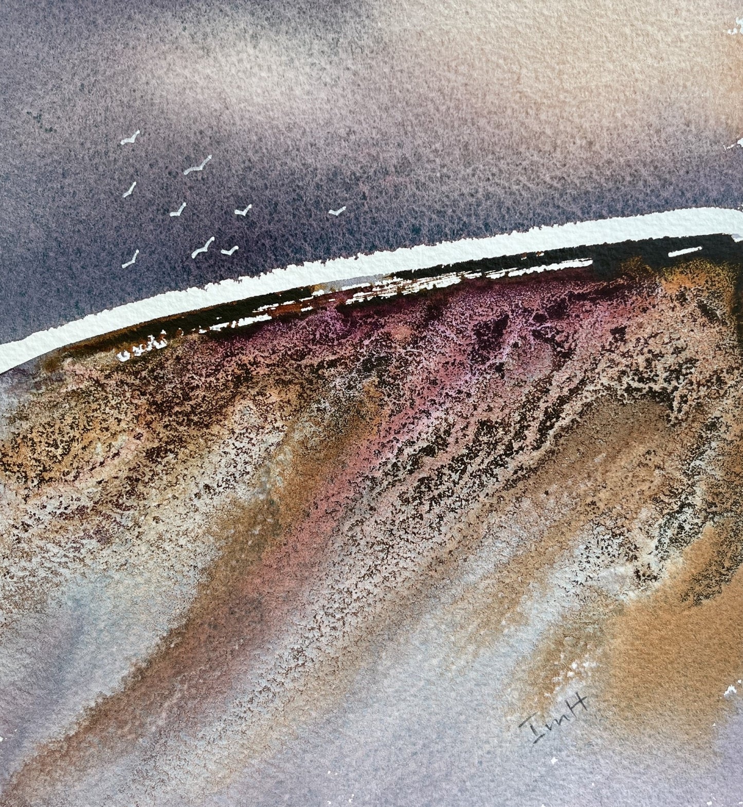 Ione Harrison - Snowline original painting