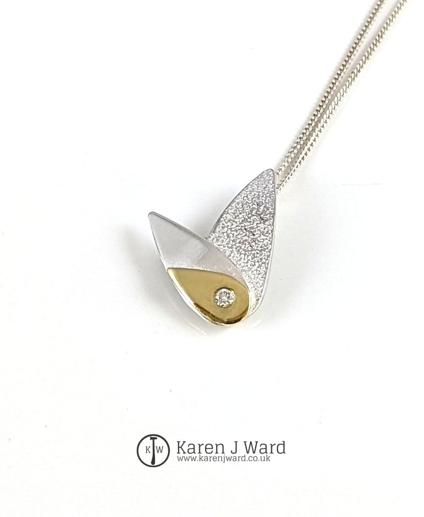 Karen J Ward - Diamond pendant KW99