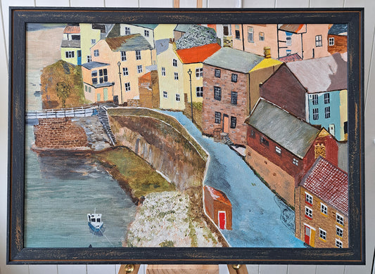 Alan Mann - Staithes Harbour