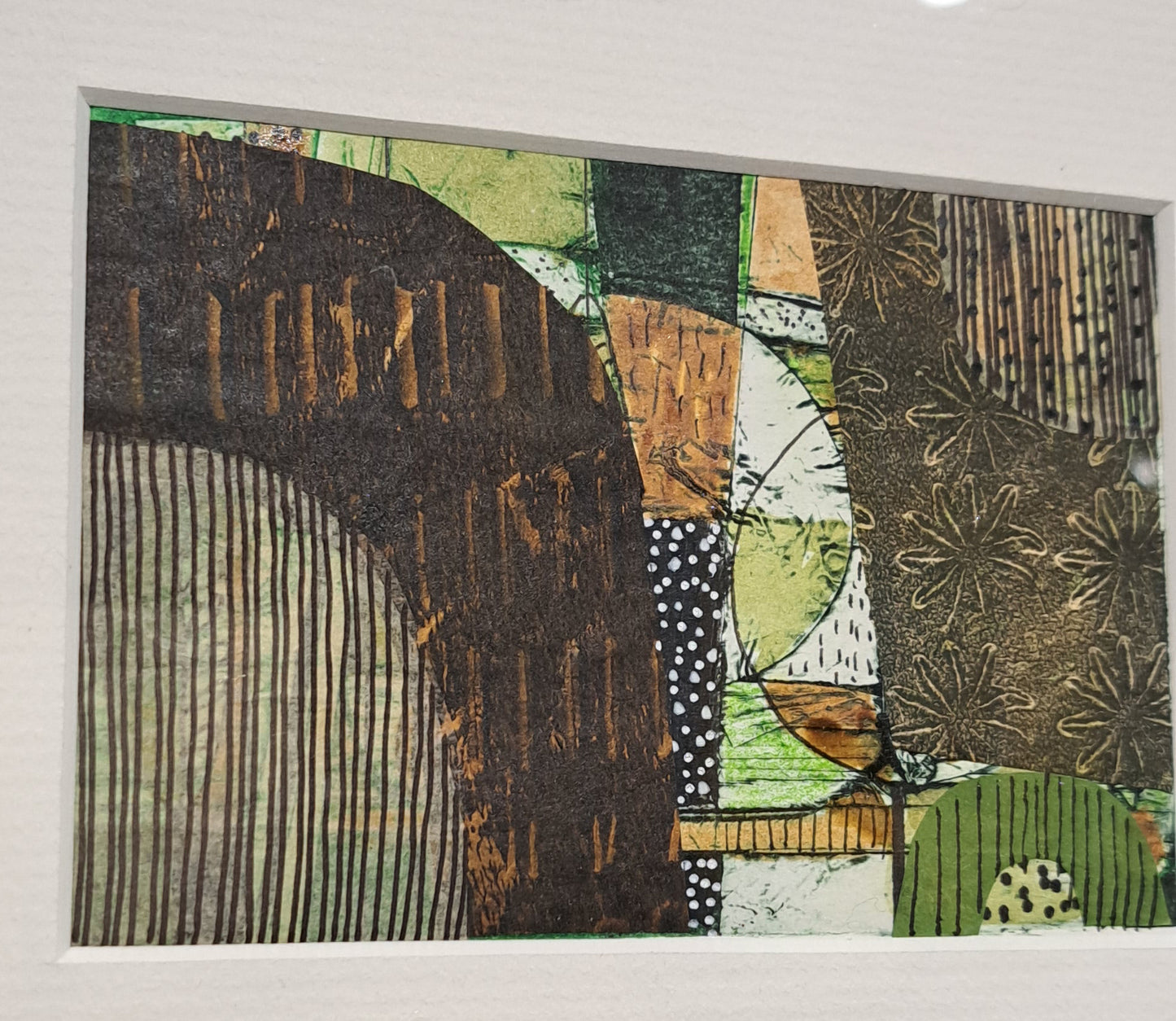 Anna-Marie Magson - Collagraph and Collage 'Terrain IV'