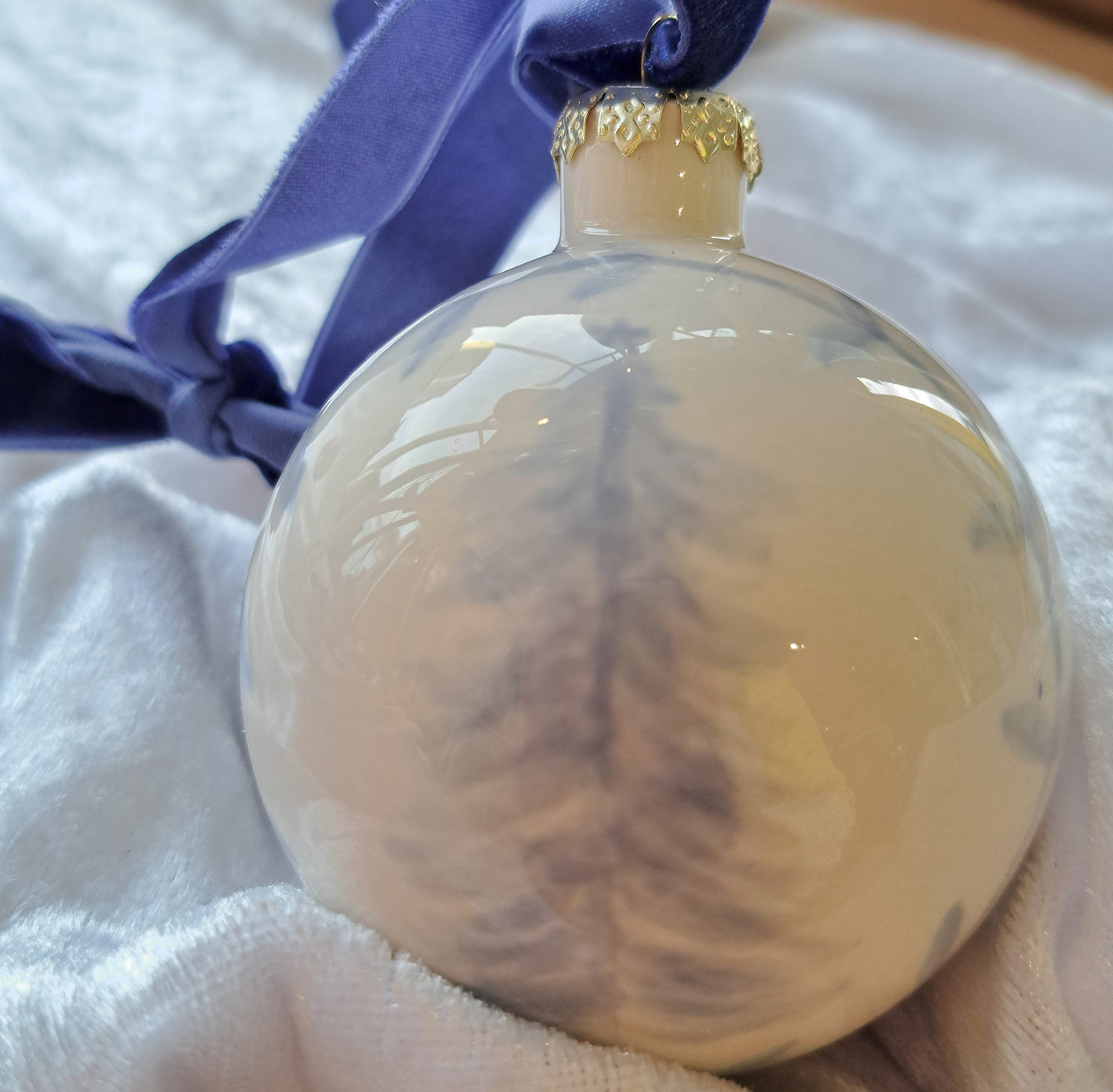 Florrie & Wren - Hand Cast, hand painted Tree design bauble