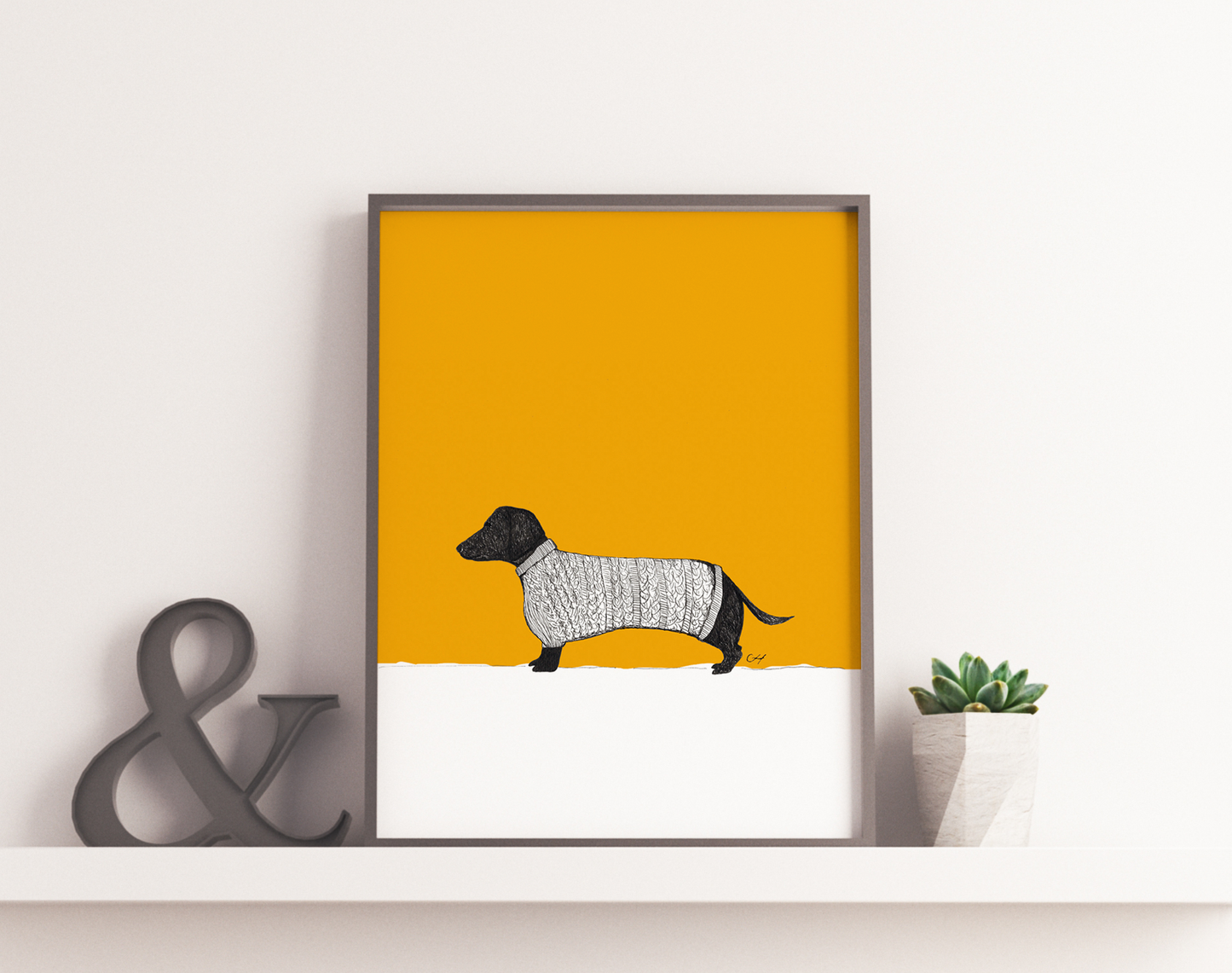 Daschund Illustration