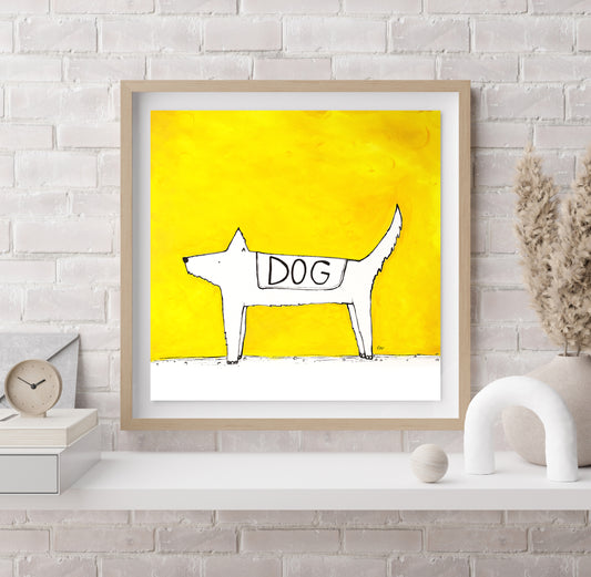 Sketchy Yellow Dog