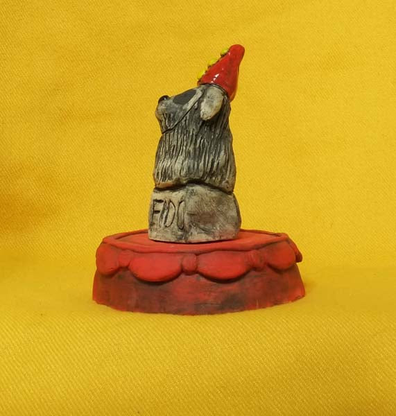 Christine Hughes - Sculptures - Fido The Clown Dog