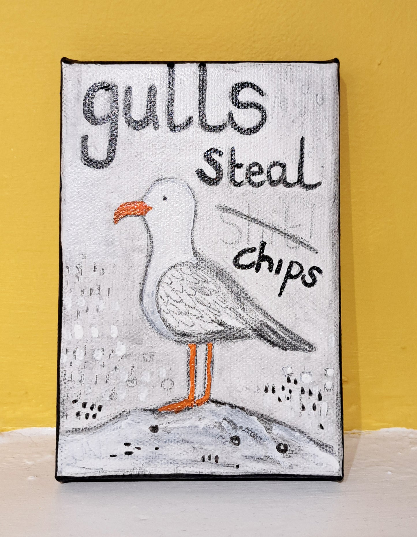 Christine Hughes - Gulls Steal Sh**t