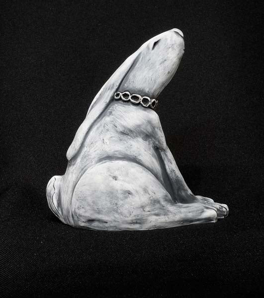 Christine Hughes - Sculptures - To the Moon and Back Hare