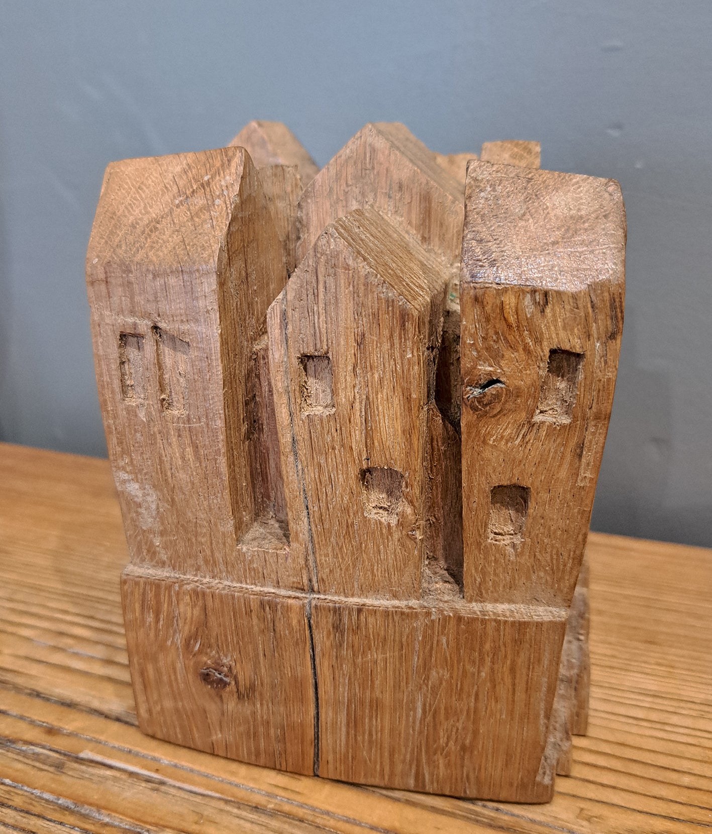 Mike Nowill - Wood Sculptures, Tuscan Village in Oak