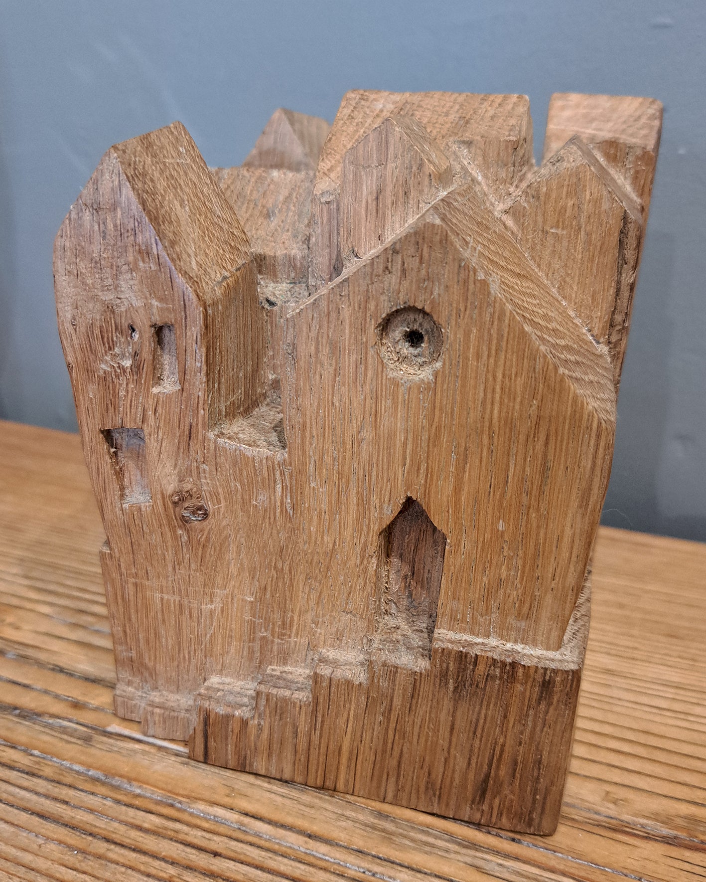 Mike Nowill - Wood Sculptures, Tuscan Village in Oak